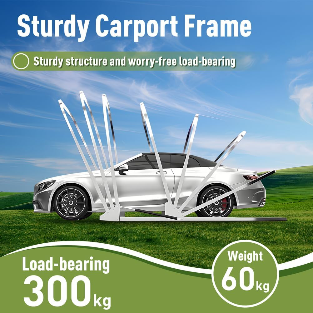Semi-Automatic Mobile Carport