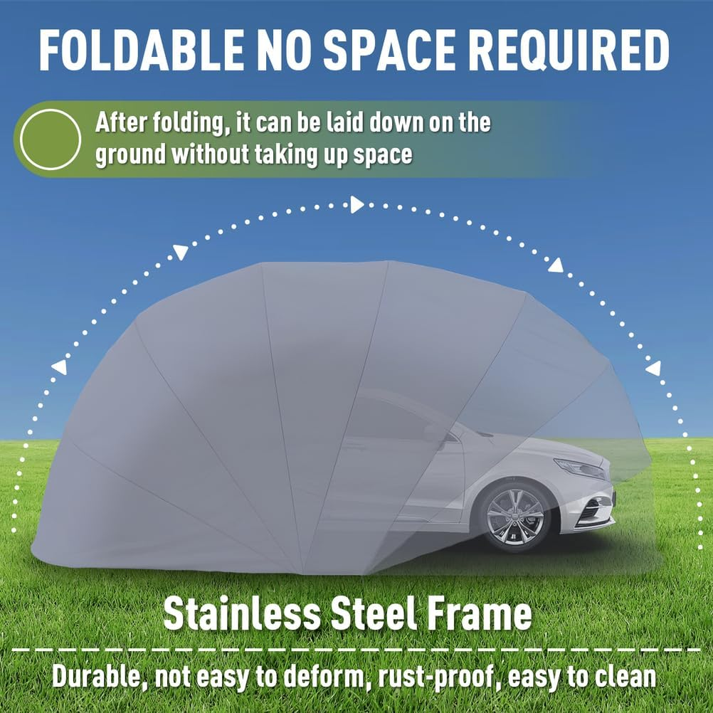 Semi-Automatic Mobile Carport