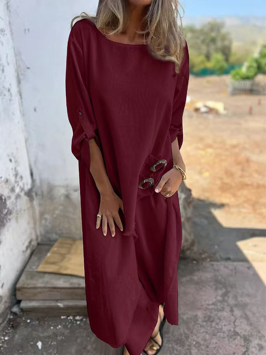 Women's Solid Color Casual Elegant Stylish Top And Pants Suit