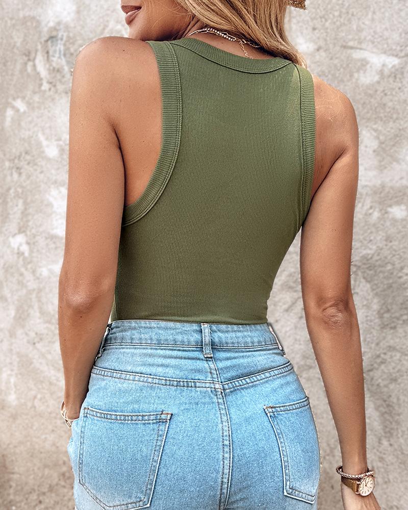 Built-in Bra 2 Piece Athletic Tank Tops for Women Ribbed Tank Top